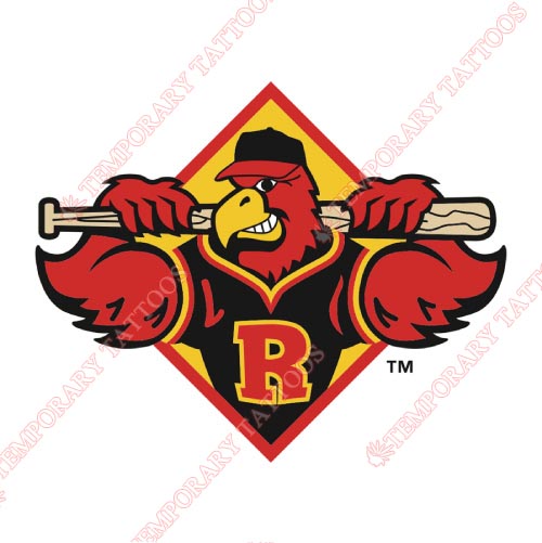 Rochester Red Wings Customize Temporary Tattoos Stickers NO.8003